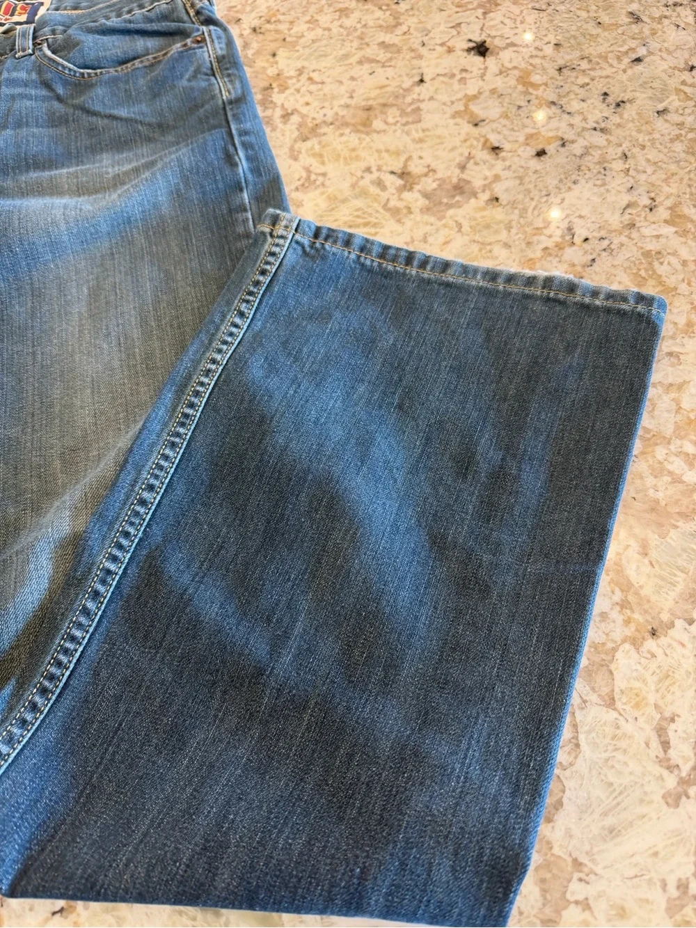 VINTAGE Levi's 527 Bootcut Jeans Men's 34x32 Blue Cotton Denim Medium Wash Y2K